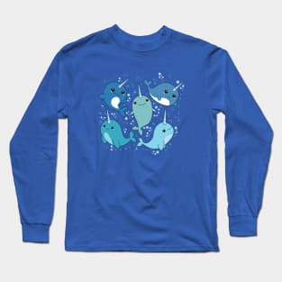 Happy Narwhals Long Sleeve T-Shirt